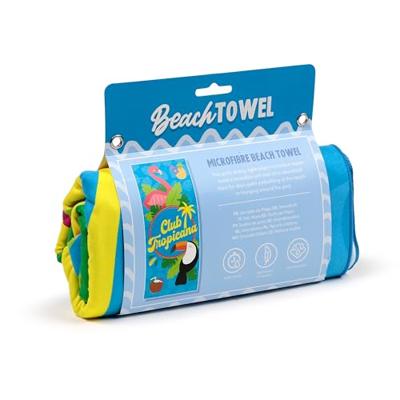 Pic Flamingo club troana microvezel strandhanddoek