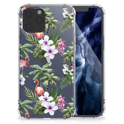 iPhone 12 Pro Max Case Anti-shock Flamingo Palms iPhone 12 Pro Max Case Anti-shock Flamingo Palms