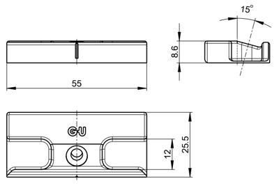 GU sluitplaatje GU-Jet opschroef - 9-38337-26