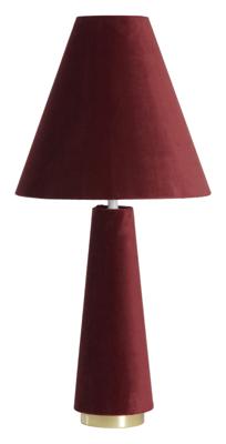 Light & Living Tafellamp 'Devia' Velvet, kleur Bordeaux Light & Living Tafellamp 'Devia' Velvet, kleur Bordeaux