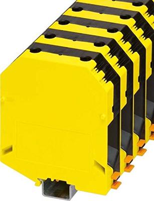 Phoenix Contact 3247055 Hoogstroomklem 31 mm Schroeven Zwart, Geel 3 stuk(s)