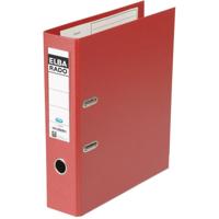 Elba Rado Plast ordner, donkerrood, rug van 8 cm - thumbnail