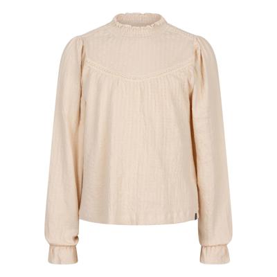 T-shirt LS Lace Sandshell