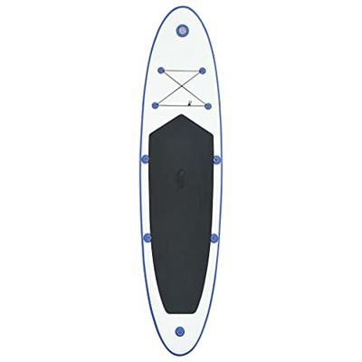 VidaXL Stand-up paddleboard opblaasbaar blauw en wit - thumbnail