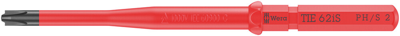 Wera Kraftform Kompakt VDE 62 iS PH/S # 2 x 157 mm TIE Elektronica Plus/minus Verwisselbare kling 2 mm