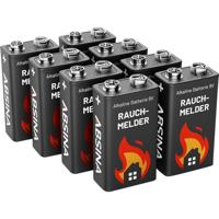 Absina 401005-8 9V batterij (blok) Alkaline 9 V 8 stuk(s) - thumbnail