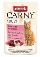 ANIMONDA Carny Adult Beef, turkey and shrimps - nat kattenvoer - 85g - thumbnail