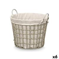 Mand Kipit HX30559 Grijs Polyester Stof Polypropyleen Ijzer Plastic 50 % katoen 47 x 41 x 44 cm 53 x 43 x 44 cm (6 Stuks) - thumbnail