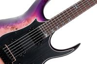 Mooer GTRS Guitars Modern 810 Purple Burst Intelligent Guitar met gigbag - thumbnail