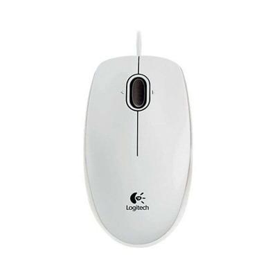 Logitech B100 Muis USB Optisch Wit 3 Toetsen 800 dpi Logitech B100 Muis USB Optisch Wit 3 Toetsen 800 dpi
