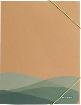 Econovo elastomap met 3 kleppen, A4, kraft