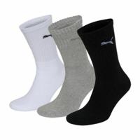 Puma sokken hoog wit-zwart-grijs 3-pack-43-46 - thumbnail
