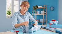 tesa Plakbanddispenser 58232-00 Blauw, Pink, Wit Rolbreedte (max.): 19 mm - thumbnail