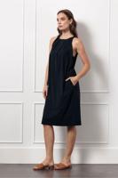 Maribel dress - dark blue - 13003 - thumbnail