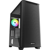 Sharkoon Sharkoon M30 RGB - Mid tower - E-ATX - Seitenteil mit Fenster (gehärtetes Glas) Full Tower PC-behuizing Zwart - thumbnail