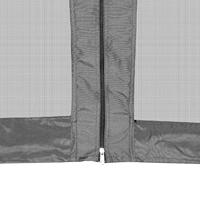 VidaXL Partytent pop-up zeshoekig met 6 zijwanden 3,6x3,1 m grijs - thumbnail