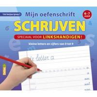 Deltas Mijn oefenschrift schrijven (voor linkshandigen) - thumbnail