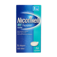 Nicotinell Zuigtablet Mint 1 mg - voor stoppen met roken - thumbnail