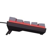 Trust gxt 867 acira 60% mini mechanisch gaming toetsenbord (zwart, us lay-out (qwerty), outemu red, 60%, rgb) - thumbnail