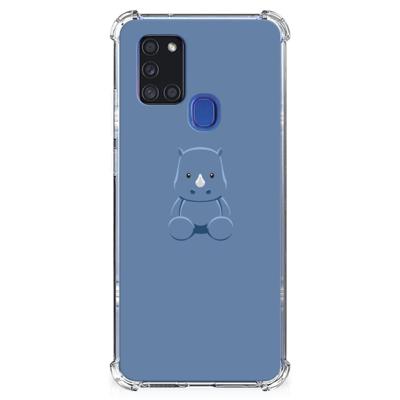 Samsung Galaxy A21s Stevig Bumper Hoesje Baby Rhino Samsung Galaxy A21s Stevig Bumper Hoesje Baby Rhino