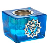Kaarshouder Kubus Keelchakra - thumbnail