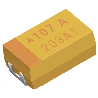 AVX TAJD107K020RNJ Tantaalcondensator (l x b x h) 7.3 x 4.3 x 2.8 mm 1 stuk(s)