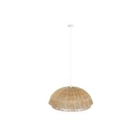 Plafondlamp DKD Home Decor Lichtbruin Jute Ijzer 50 W 80 x 80 x 33 cm - thumbnail