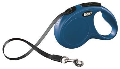 Flexi New Classic Geel Hond Intrekbare riem 5 m