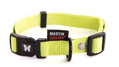 MARTIN SELLIER HALSBAND NYLON GROEN VERSTELBAAR 10 MMX20-30 CM MARTIN SELLIER HALSBAND NYLON GROEN VERSTELBAAR 10 MMX20-30 CM