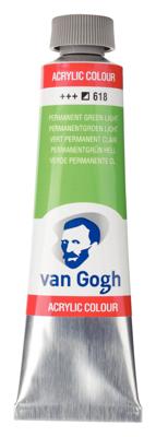 Van Gogh Acrylverf Tube 40 ml - Permanentgroen Licht 618