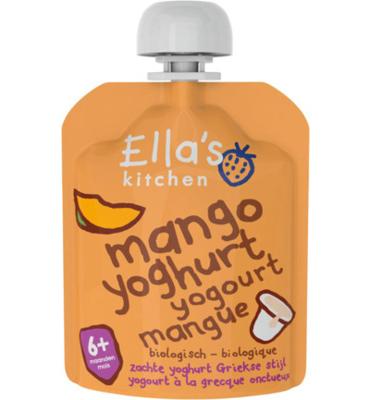 Ella's Kitchen Mango yoghurt 6+ biologisch 90 g bij Jumbo Ella's Kitchen Mango yoghurt 6+ biologisch 90 g bij Jumbo