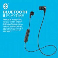 JLab JBuds pro bluetooth draadloze oordopjes met 10 mm titanium oordopjes en ruisisolatie, inclusief op maat gemaakte gelpunten en cush vinnen, zwart - thumbnail