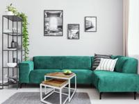 SVJ Bijzettafel - 54x54x46 cm - Metaal - Wit - Set van 2 - thumbnail