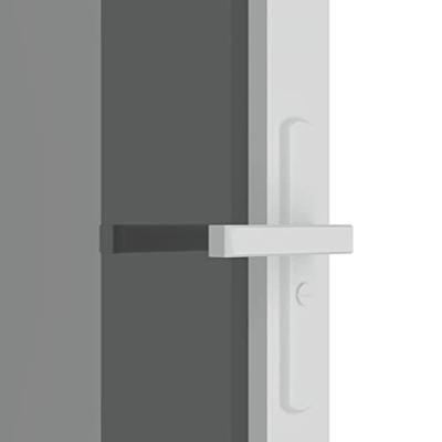 VidaXL Binnendeur 93x201,5 cm esg-glas en aluminium wit - thumbnail