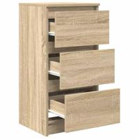 Dressoir 37,5x35x76cm bewerkt hout sonoma eikenkleurig - thumbnail