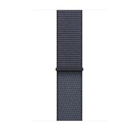 Apple Watch Band - Geweven sportbandje - 46 mm - Ankerblauw - Eén maat voor de meeste polsen - thumbnail