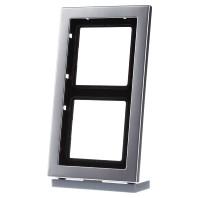 Jung LS Design Afdekraam Edelstaal 2-voudig ESD2982