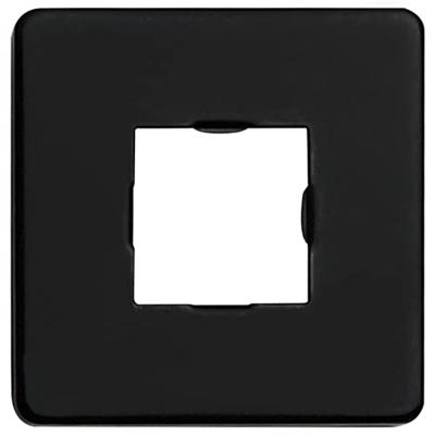 Douchearm vierkant 40 cm roestvrij staal 201 zwart