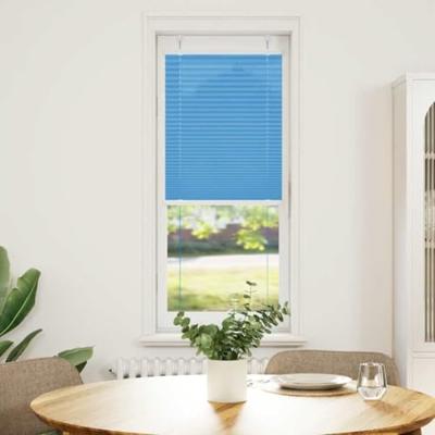 VidaXL Plissé rolgordijn 40x100 cm stofbreedte 39,4 cm polyester blauw VidaXL Plissé rolgordijn 40x100 cm stofbreedte 39,4 cm polyester blauw