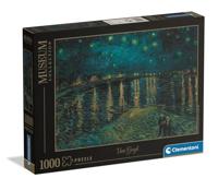 Clementoni legpuzzel kunstwerken sterrennacht boven de rhône, 1000st. - thumbnail