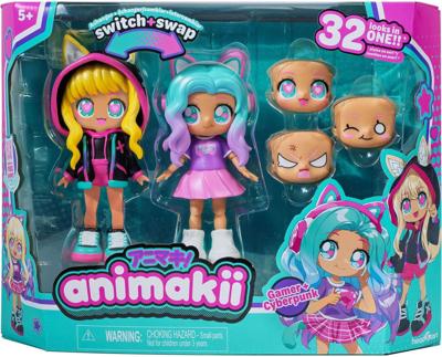 Aanpasbare pop - BANDAI - Animakii - HEA26350 - CyberPunk en Gamer