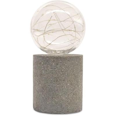 Tafellamp op zonne-energie - GARDEN ID Nordic Light - Ø10 h19 cm - Autonomie 6 tot 8 uur - Aan/uitknop - Oplaadbare AAA-batterij