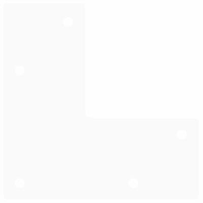 Haarnadelpoten voor Salontafel 4 st 10 cm massief staal wit Haarnadelpoten voor Salontafel 4 st 10 cm massief staal wit