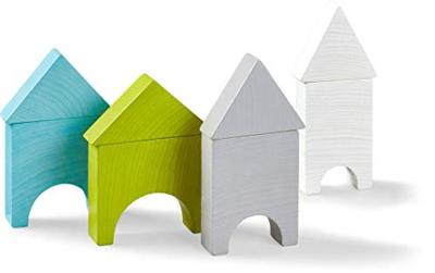Haba stapelblokken torenstad 22 cm junior hout 15 delig Haba stapelblokken torenstad 22 cm junior hout 15 delig