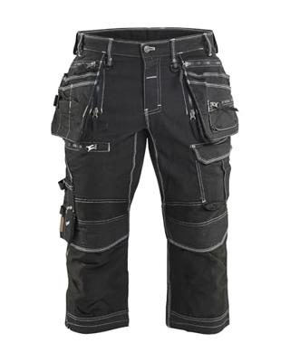 Blåkläder Piraatbroek denim stretch X1900 19911141 | Zwart | Maat 58 - 7330509532898