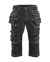 Blåkläder Piraatbroek denim stretch X1900 19911141 | Zwart | Maat 58 - 7330509532898 - thumbnail