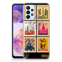 Samsung Galaxy A23 | Silliconen Back Cover | Postzegels - thumbnail