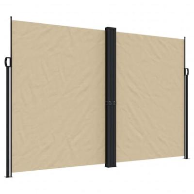 Windscherm uittrekbaar 220x1200 cm beige Windscherm uittrekbaar 220x1200 cm beige
