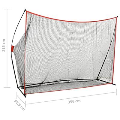 VidaXL Golfslagnet 356x92,5x215 cm metaal