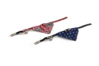 Kattenbandje met doek en bel - Rood - thumbnail